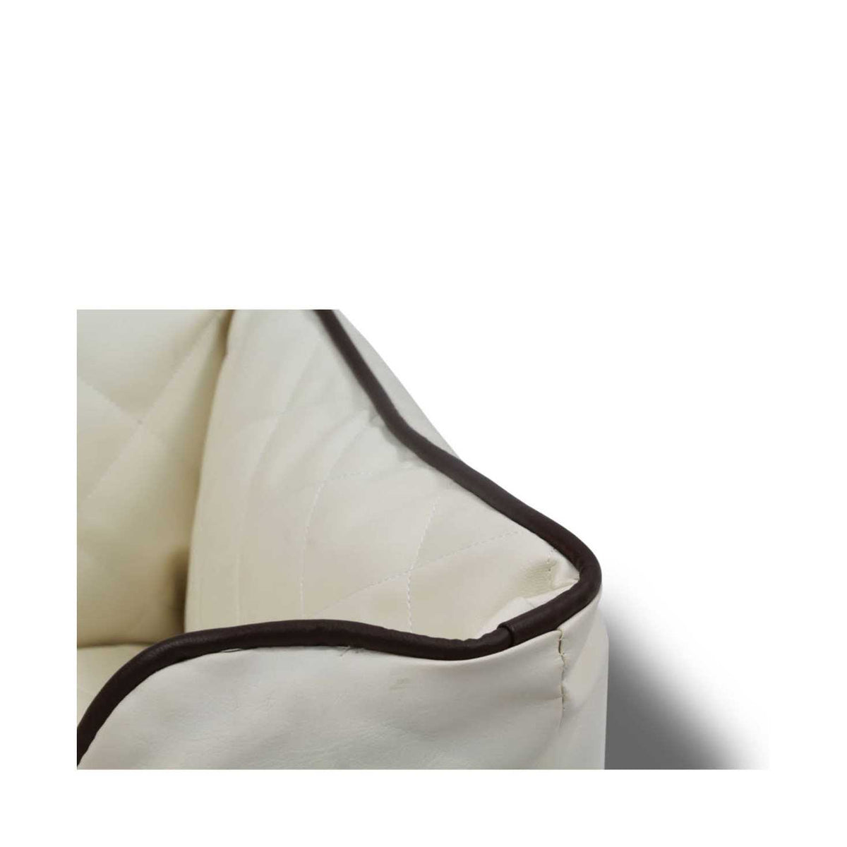 Faux Leather Rectangle Pet Bed D216