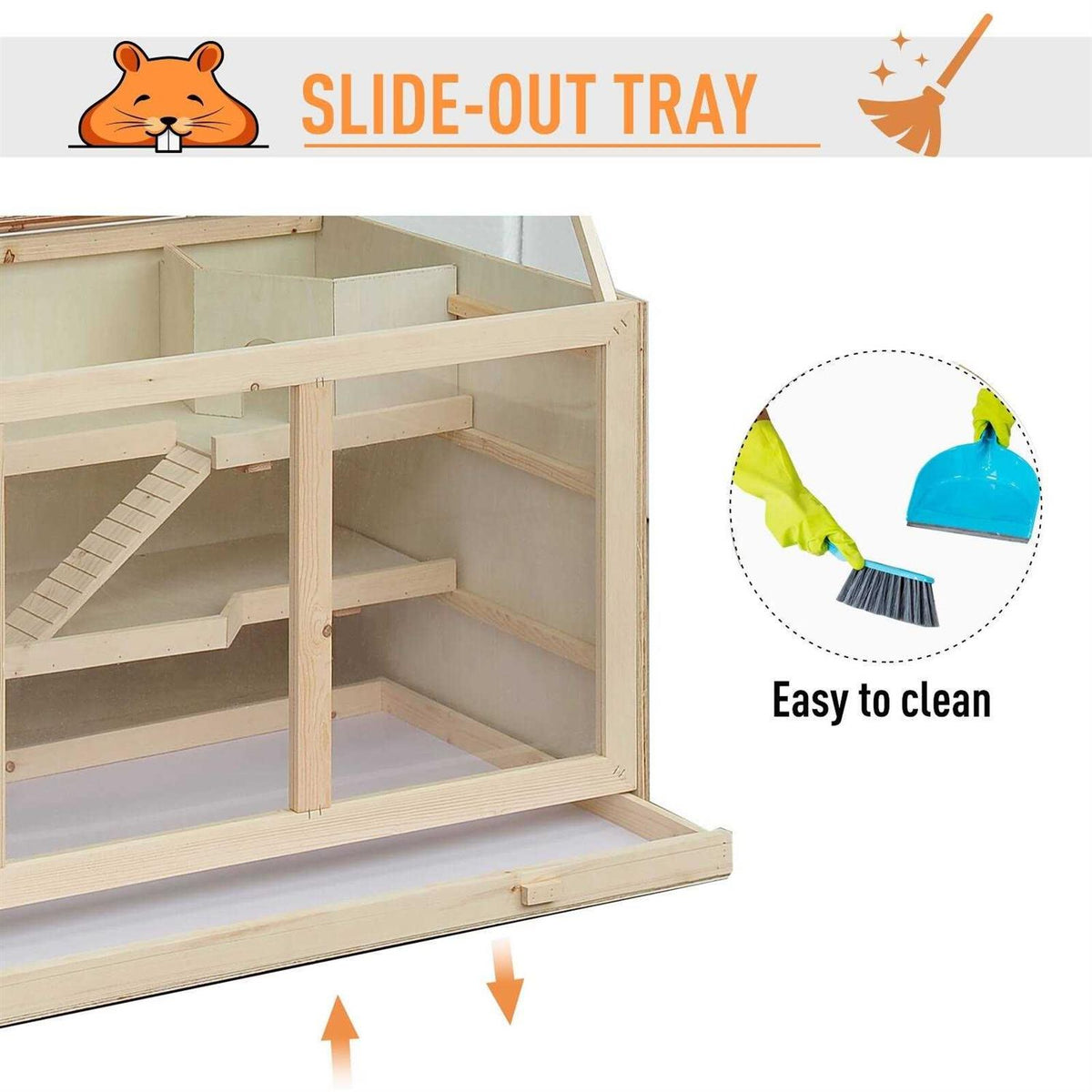 Extra Large Wooden Small Animal Habitat C948