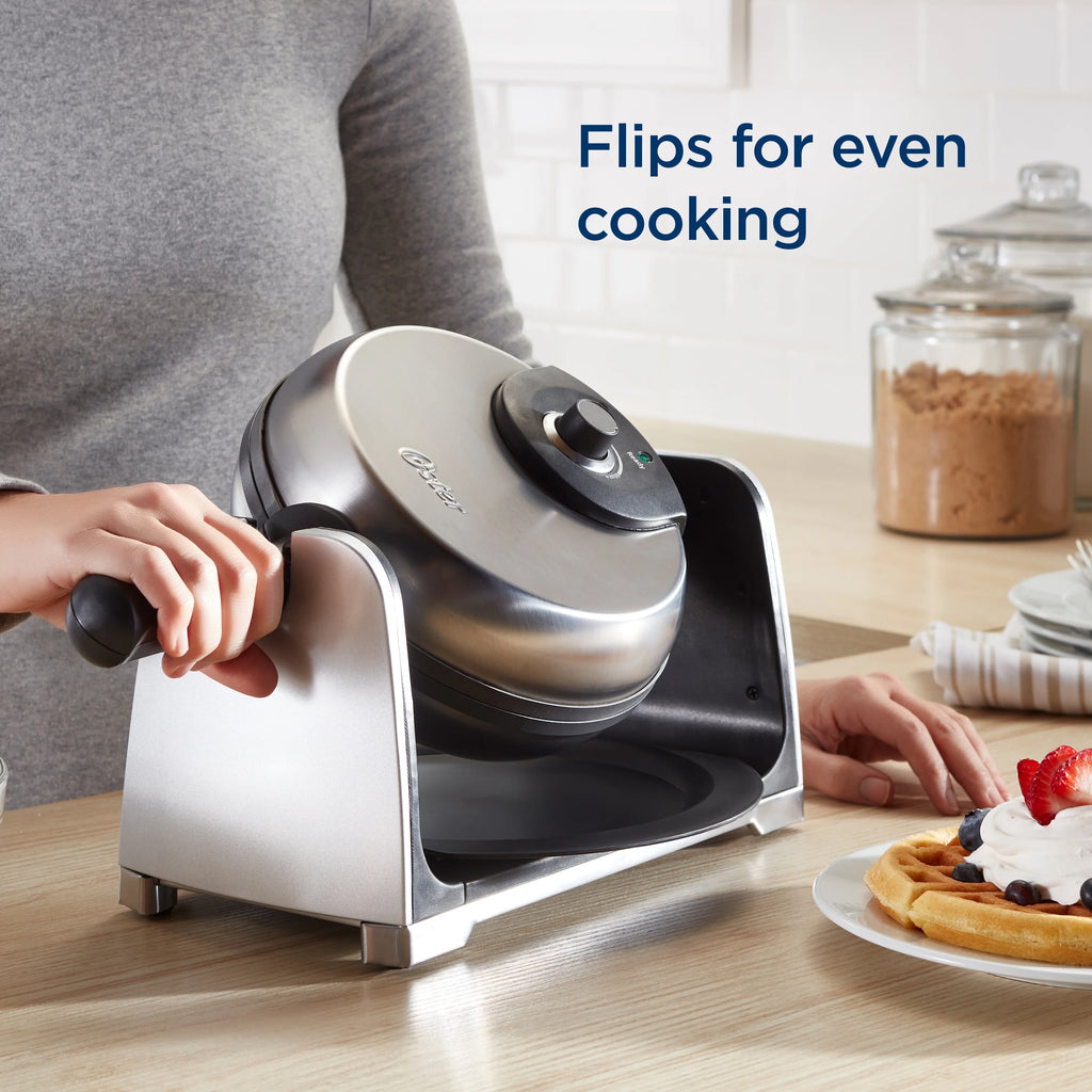 Nonstick Flip Waffle Maker D755